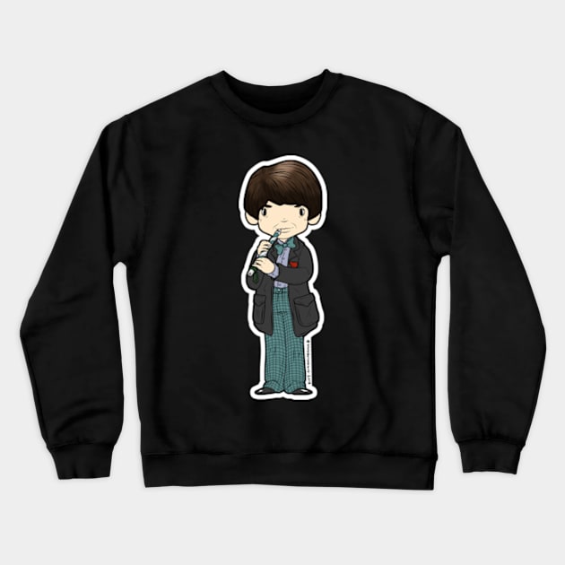 2nd Doctor Crewneck Sweatshirt by SpacebatDesigns 